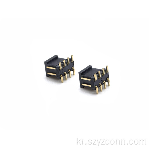 2.0mm 핀 헤더 듀얼 행 SMT 8p